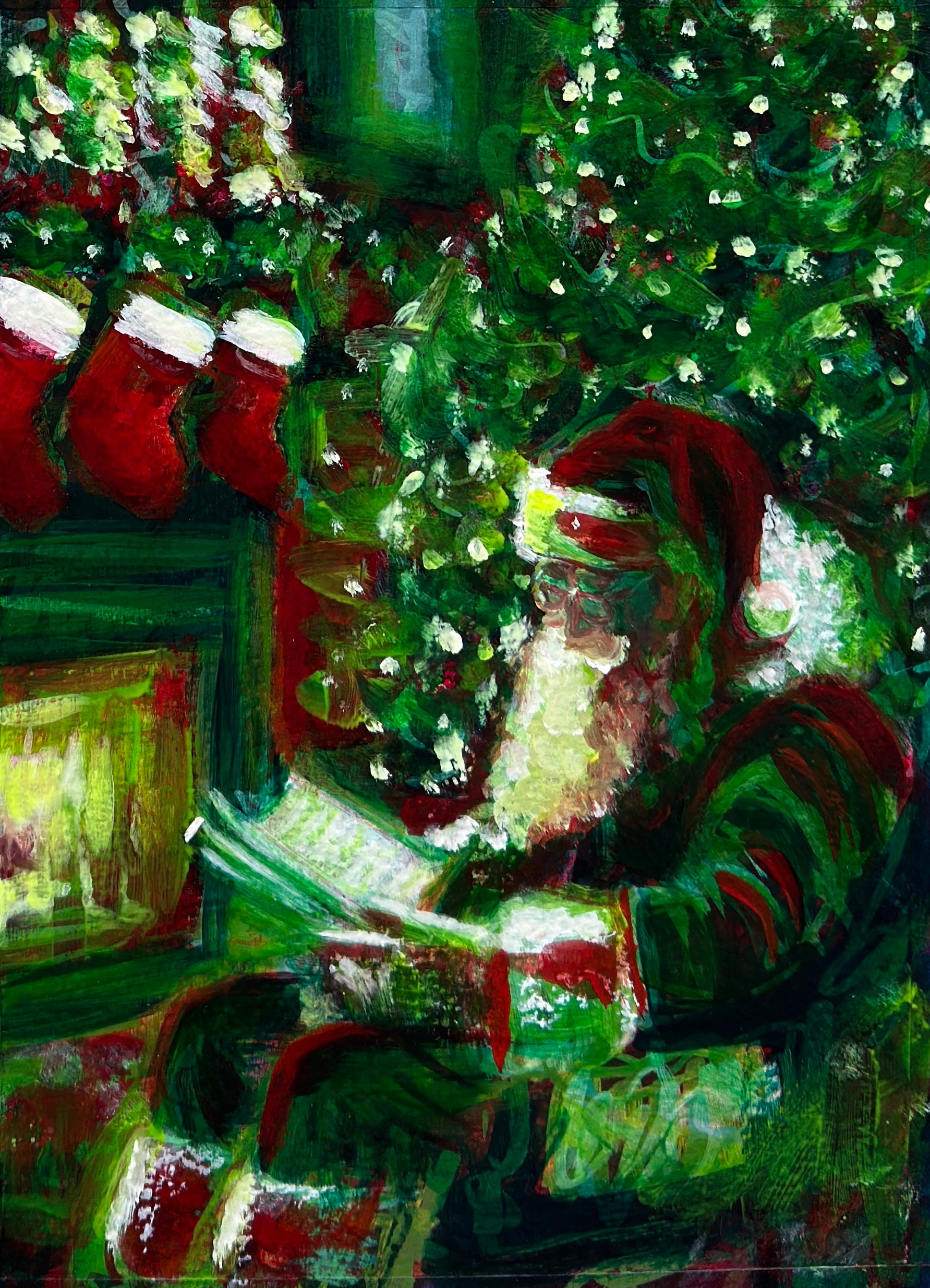 Saint Nick - 5x7 Note Card